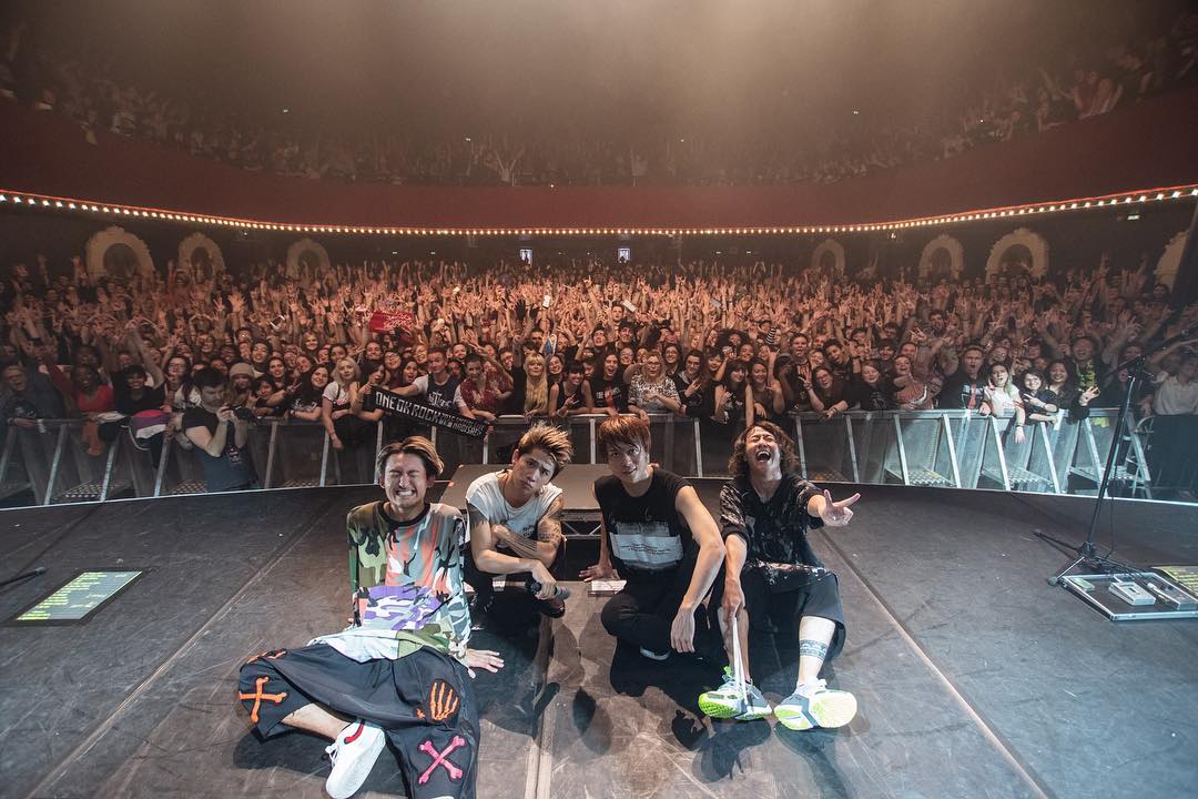 ワンオク セトリ フランス パリ公演「ONE OK ROCK EUROPEAN TOUR 2018」ファンブログ