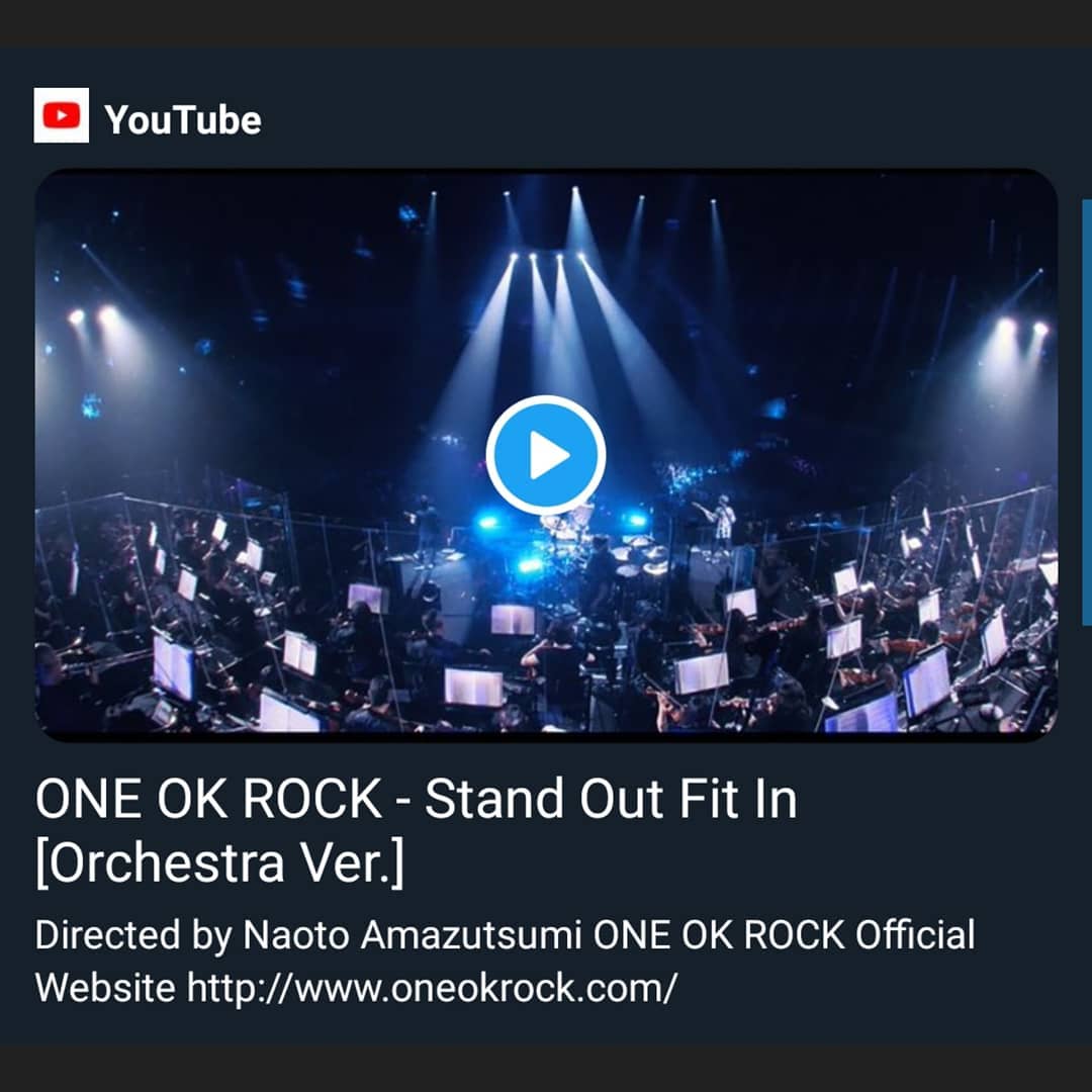 ワンオク Stand out fit in [Orchestra Ver.]プレミア公開【ONE OK ROCK】ファンブログ