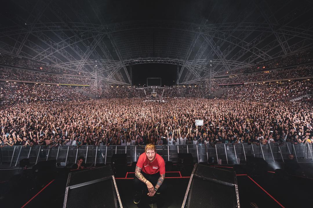 ワンオク セトリ エド・シーラン(Ed Sheeran)WORLD TOUR 2019 シンガポール公演【ONE OK ROCK】ファンブログ